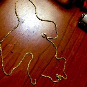 Necklace says 10k but it’s broken it also says IBS aswell